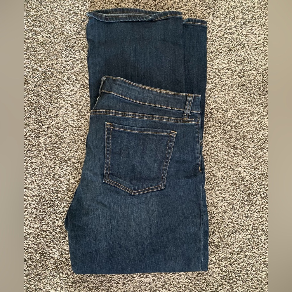 Gap Premium Jeans 12 Bootcut Stretch Dark Blue Denim 31A